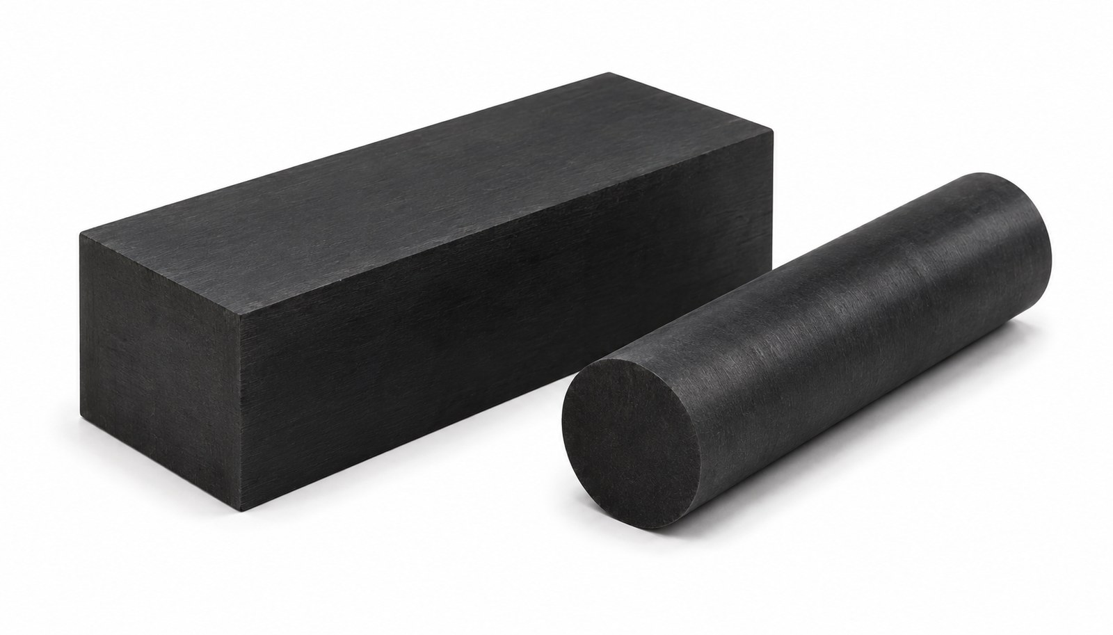 Graphite block and rod
