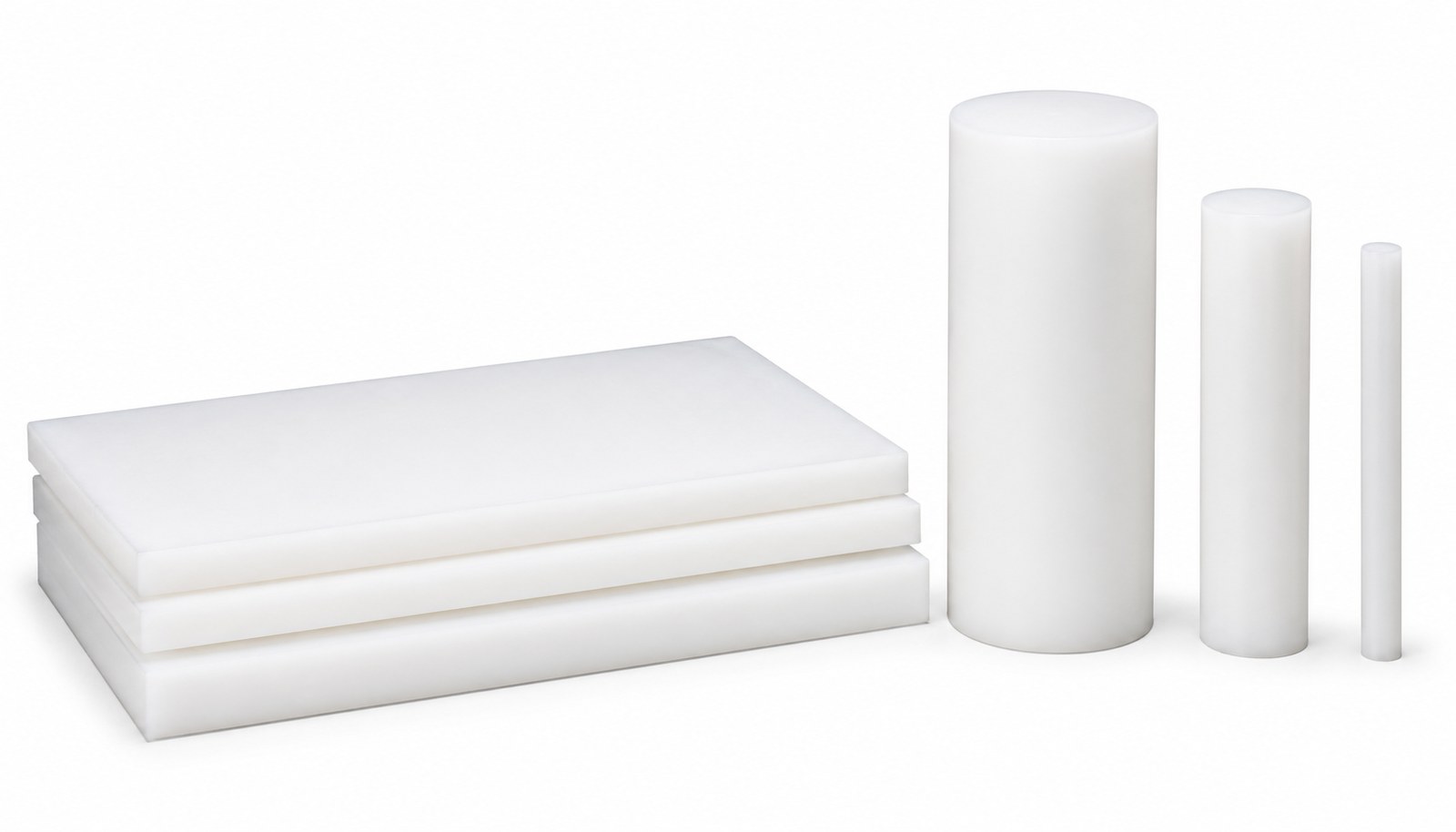 PE / UHMW-PE plastic — sheets and rods