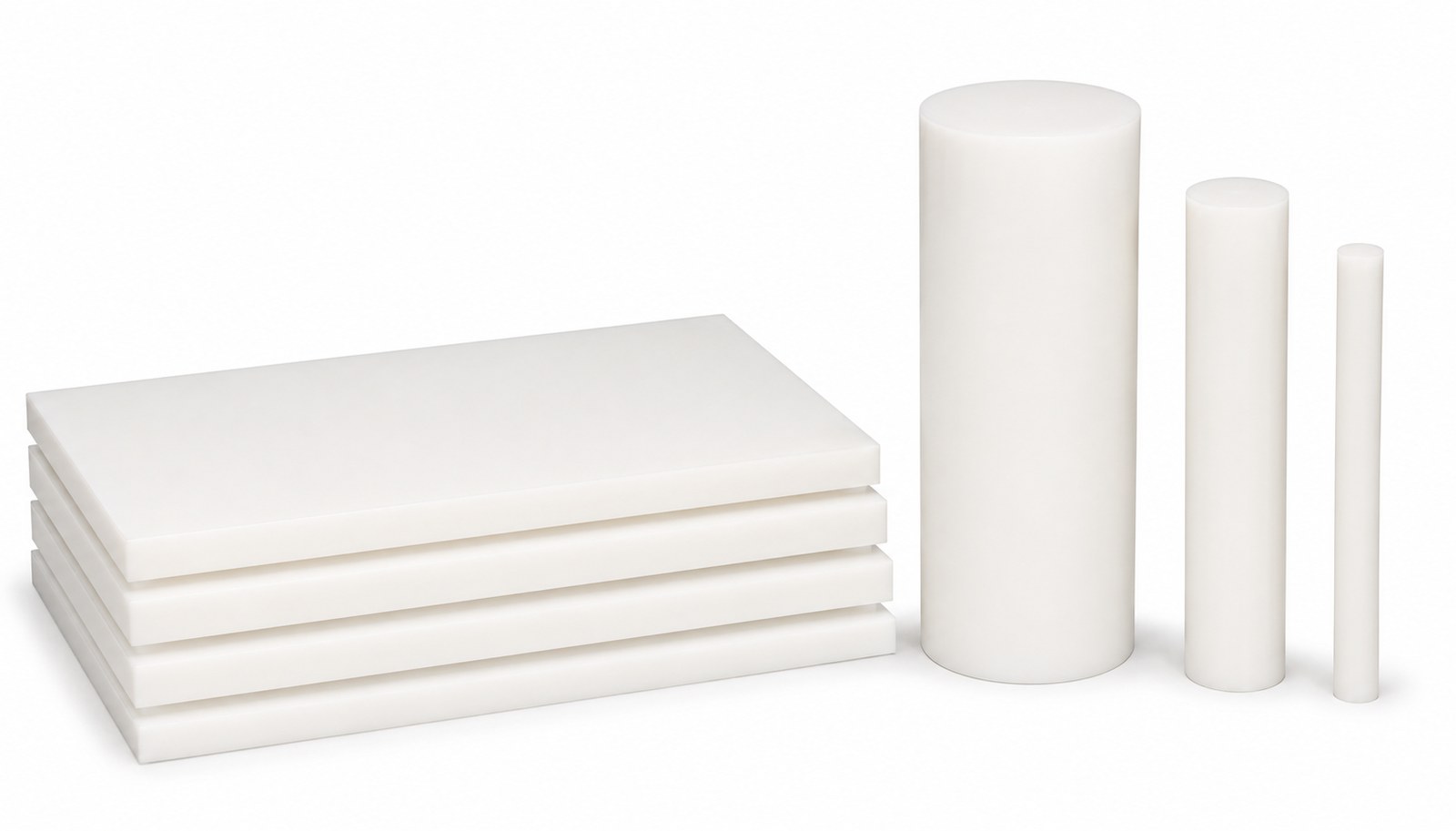 POM Acetal plastic — sheets and rods