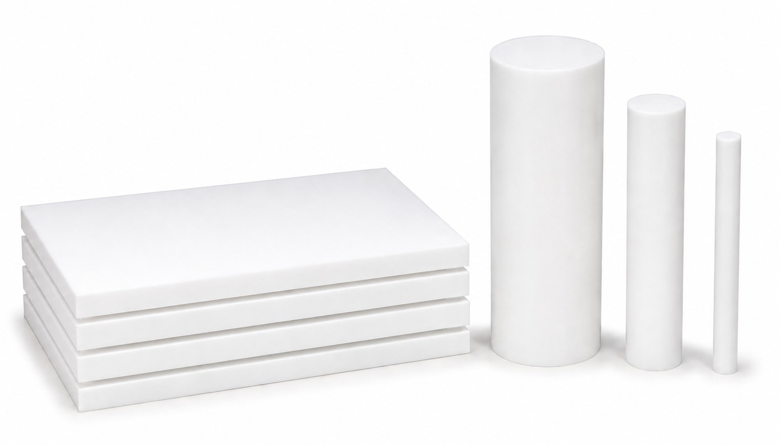 PTFE Teflon plastic — sheets and rods