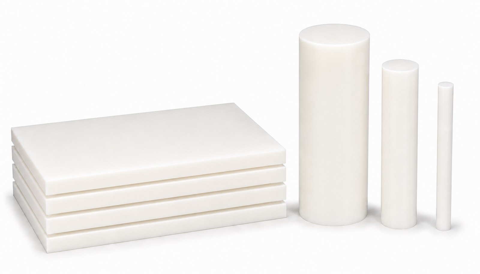 PVDF Kynar fluoropolymer — sheets and rods